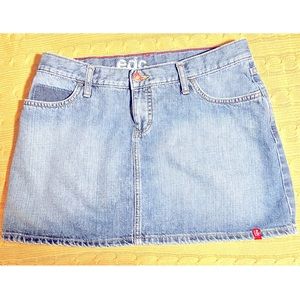 Denim Jean mini skirt by EDC ESPRIT